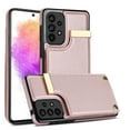 thumbnail image 1 of ELEHOLD Leather Wallet Case for Samsung Galaxy A12 5G Premium Leather Material with Organ Card Slots Holders Full Body Protection Shockproof Anti-Fingerprint Purse Case,rosegold, 1 of 6