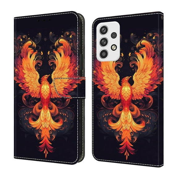 ELEHOLD Leather Wallet Case for Samsung Galaxy A14 5G with Lanyard, Credit Card Slot Anti-Scratch Protection Durable Magnetic Closure Kickstand Flip Wallet Cover for Women,G