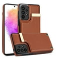 thumbnail image 1 of ELEHOLD Leather Wallet Case for Samsung Galaxy A51 5G Premium Leather Material with Organ Card Slots Holders Full Body Protection Shockproof Anti-Fingerprint Purse Case,brown, 1 of 6