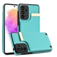 thumbnail image 1 of ELEHOLD Leather Wallet Case for Samsung Galaxy A73 5G Premium Leather Material with Organ Card Slots Holders Full Body Protection Shockproof Anti-Fingerprint Purse Case,mint, 1 of 6