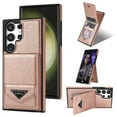 thumbnail image 1 of ELEHOLD Leather Wallet Case for Samsung Galaxy S21 Ultra with Back Flip Card Slots Magnetic Buckle Kickstand Function Shockproof Protective Leather Case for Samsung Galaxy S21 Ultra,pink, 1 of 5