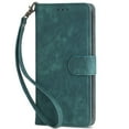 thumbnail image 1 of ELEHOLD Leather Wallet Case for Samsung Galaxy S23 6.1" with RFID Blocking Card Holders Stand Function Detachable Wriststrap Shockproof Folio Case for Samsung S23,Green, 1 of 5