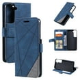 thumbnail image 1 of ELEHOLD Leather Wallet Case for Samsung Galaxy S23 Plus with Card Holders Kickstand Function Magnetic Clasp Flip Folio Purse Case for Samsung S23+ 6.6",Blue, 1 of 7
