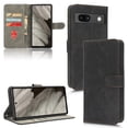 thumbnail image 1 of ELEHOLD Leather Wallet Case for Google Pixel 7A with RFID Blocking Card Holders Stand Function Detachable Wriststrap Shockproof Folio Case,Black, 1 of 6