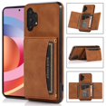 thumbnail image 1 of ELEHOLD Leather Wallet Case for Samsung Galaxy A32 5G Case, Galaxy A32 5G Wallet Case with PU Leather Card Pockets Back Flip Cover,Brown, 1 of 5