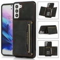 thumbnail image 1 of ELEHOLD Leather Wallet Case for Samsung Galaxy S22 Case, Galaxy S22 Wallet Case with PU Leather Card Pockets Back Flip Cover,Black, 1 of 5