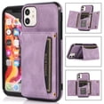 thumbnail image 1 of ELEHOLD Leather Wallet Case for iPhone 14 Plus Case, iPhone 14 Plus Wallet Case with PU Leather Card Pockets Back Flip Cover,Purple, 1 of 1