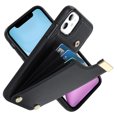 thumbnail image 1 of ELEHOLD Leather Wallet Case for iPhone 11,Premium Leather Material with Organ Card Slots Holders Full Body Protection Shockproof Anti-Fingerprint Purse Case,Black, 1 of 7