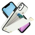 thumbnail image 1 of ELEHOLD Leather Wallet Case for iPhone 12 Pro / 12 6.1",Premium Leather Material with Organ Card Slots Holders Full Body Protection Shockproof Anti-Fingerprint Purse Case,White, 1 of 7