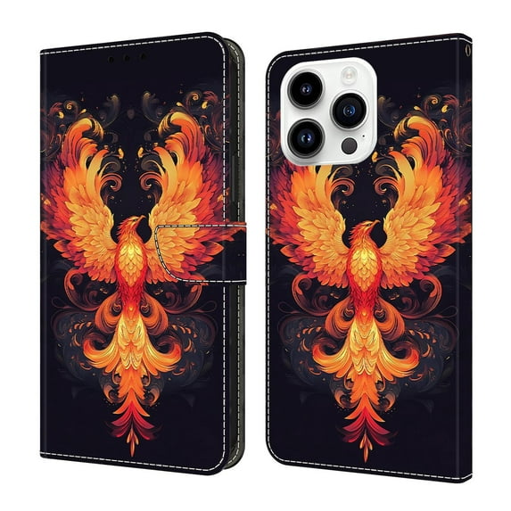 ELEHOLD Leather Wallet Case for iPhone 15 Pro Max with Lanyard, Credit Card Slot Anti-Scratch Protection Durable Magnetic Closure Kickstand Flip Wallet Cover for Women,G