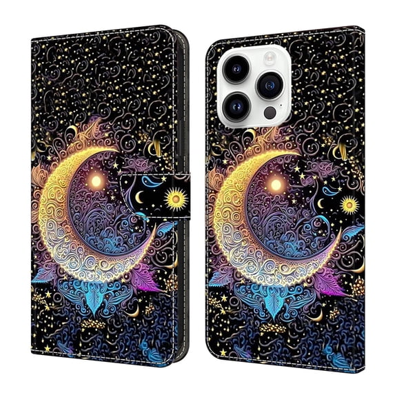 ELEHOLD Leather Wallet Case for iPhone XR with Lanyard, Credit Card Slot Anti-Scratch Protection Durable Magnetic Closure Kickstand Flip Wallet Cover for Women,A