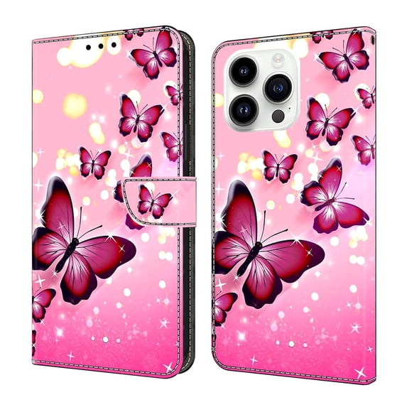 ELEHOLD Leather Wallet Case for iPhone XR with Lanyard, Credit Card Slot Anti-Scratch Protection Durable Magnetic Closure Kickstand Flip Wallet Cover for Women,O