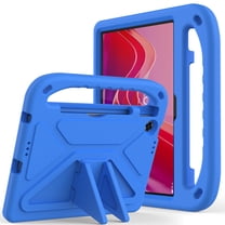 ELEHOLD for Lenovo Tab K10 2nd (10.1)TB-311FU / lenovo Tab Tablet 10.1 2025 Rugged Case Kids Friendly EVA Full Body Protective Handle Grip Kickstand Function Shockproof Kids Case,Blue