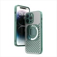 thumbnail image 1 of ELEHOLD Luxury Magnetic Case for iPhone 14 6.1", Hybrid Alloy Case Compatible with MagSafe Wireless Charging All-inclusive Lens Protection Shockproof Rugged Case,Green, 1 of 8