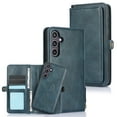 thumbnail image 1 of ELEHOLD Luxury Multi-Functional Wallet Case for Samsung Galaxy S23 FE with Card Slots Dual-Use Detachable Phone Case Magnetic Function Lanyard Shockproof Wallet Case,Navyblue, 1 of 8