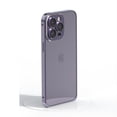 thumbnail image 1 of ELEHOLD Luxury Plating Clear Case for  iPhone 14 Plus 6.7inch,Aluminum Alloy Frame Slim Thin with Camera Lens Protection Hard PC Matte Back Anti-Scratch Protective Case,Darkpurple, 1 of 7