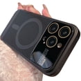 thumbnail image 1 of ELEHOLD MagSafe Compatible for iPhone 12 Pro Case with Full Camera Lens Protector, Upgraded Heat Dissipation Breathable Cooling Case for iPhone 12 Pro,Black, 1 of 4