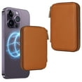 thumbnail image 1 of ELEHOLD for MagSafe Wallet,2024 Newest Wallet w/ Zipper Card Holder RFID Blocking,Detachable Magnetic Wallet for iPhone 15/14/13/12/Phone Cases with Magnetic Suction/Phones with Magnetic Rings,Brown, 1 of 7