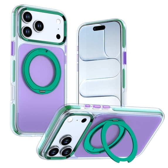 ELEHOLD Magnetic Case For iPhone 18 Pro, Rugged Hard PC Back Soft ...