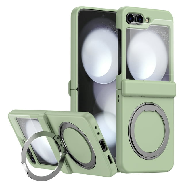 ELEHOLD Magnetic Case for Samsung Galaxy Z Flip 6 with 360° Rotating ...