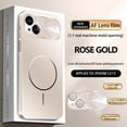 thumbnail image 1 of ELEHOLD Magnetic Case for iPhone 13, Shockproof Full Protection Phone Case with Lens Protector,Desertgold, 1 of 12