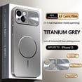 thumbnail image 1 of ELEHOLD Magnetic Case for iPhone 15, Shockproof Full Protection Phone Case with Lens Protector,Titaniumgray, 1 of 12