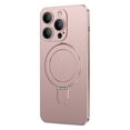 thumbnail image 1 of ELEHOLD Magnetic Case for iPhone 14 Pro Max Matte Case with All-Inclusive Lens Film Foldable Ring Kickstand Compatible with MagSafe Slim Shockproof Lightweight Case for iPhone 14 Pro Max,pink, 1 of 8