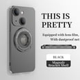 thumbnail image 1 of ELEHOLD Magnetic Case for iPhone 15 Plus, Foldable Kickstand Bracket Work with Magnetic Car Mount Lens Film Protection Slim Shockproof Case for iPhone 15 Plus,Black, 1 of 7
