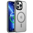 thumbnail image 1 of ELEHOLD Magnetic Case for iPhone 15 Plus,Translucent Matte Frosted Case Slim Lightweight Skin-Friendly Shockproof Protective Case Compatible with MagSafe for iPhone 15 Plus,Gray, 1 of 6