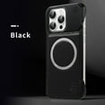 thumbnail image 1 of ELEHOLD Magnetic Case for iPhone 16e, Luxury Aromatherapy PU Leather Frameless Hard PC Shockproof Anti-Scratch Protective Magnetic Case for iPhone 16e,Black, 1 of 8