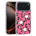 thumbnail image 1 of ELEHOLD Magnetic Case For iPhone 17 Pro 2025,Compatible with Mag-safe Accessories, Ultra-Thin Shockproof Color Print Finish Clear Case New,Pink Leopard, 1 of 5