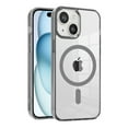 thumbnail image 1 of ELEHOLD Magnetic Clear Case for iPhone 13 Transparent Clear Back Hybrid Hard PC Shockproof TPU Bumper Anti-Yellowing Slim Mag Safe Compatible Protective Case for iPhone 13,grey, 1 of 6
