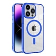 thumbnail image 1 of ELEHOLD Magnetic Clear Case for iPhone 14 Pro Max Transparent Clear Back Hybrid Hard PC Shockproof TPU Bumper Anti-Yellowing Slim Mag Safe Compatible Protective Case for iPhone 14 Pro Max,darkblue, 1 of 6