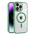 thumbnail image 1 of ELEHOLD Magnetic Clear Case for iPhone 14 Pro Max Transparent Clear Back Hybrid Hard PC Shockproof TPU Bumper Anti-Yellowing Slim Mag Safe Compatible Protective Case for iPhone 14 Pro Max,green, 1 of 6