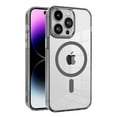 thumbnail image 1 of ELEHOLD Magnetic Clear Case for iPhone 15 Pro Max Transparent Clear Back Hybrid Hard PC Shockproof TPU Bumper Anti-Yellowing Slim Mag Safe Compatible Protective Case for iPhone 15 Pro Max,grey, 1 of 6