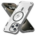 thumbnail image 1 of ELEHOLD Magnetic Designed for iPhone 12 Pro Case, Compatible with MagSafe, Military-Grade Drop Protection Not Yellowing Clear Phone Case for iPhone 12 Pro with Shockproof Bumper,Gray, 1 of 6