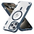 thumbnail image 1 of ELEHOLD Magnetic Designed for iPhone 12 Pro Max Case, Compatible with MagSafe, Military-Grade Drop Protection Not Yellowing Clear Phone Case for iPhone 12 Pro Max with Shockproof Bumper,Blue, 1 of 6