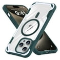 thumbnail image 1 of ELEHOLD Magnetic Designed for iPhone 15 Pro Max Case, Compatible with MagSafe, Military-Grade Drop Protection Not Yellowing Clear Phone Case for iPhone 15 Pro Max with Shockproof Bumper,Green, 1 of 7