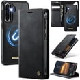 thumbnail image 1 of ELEHOLD Magnetic Detachable Wallet Case for Samsung Galaxy A15, Shockproof Faux Leather Stand RFID Card Slots Detachable Mag-Safe Magnetic Case Cover,Removable Back Shell,Black, 1 of 12