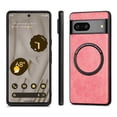 thumbnail image 1 of ELEHOLD Magnetic Leather Case for Google Pixel 8 Slim Fit Back Case Compatible with Mag Safe Skin Touch Anti-Fingerprint Shockproof Protective Phone Cover for Google Pixel 8,Pink, 1 of 11