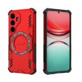 thumbnail image 1 of ELEHOLD Magnetic Rugged Case For Samsung Galaxy S25, Mag-Safe Magnetic Heavy Duty Shockproof Slim Protective Phone Cover For Samsung Galaxy S25,Red, 1 of 6