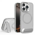 thumbnail image 1 of ELEHOLD Magnetic Rugged Case For iPhone 16 Pro Max – Shockproof Cover with Invisible Kickstand, Horizontal & Vertical Display, Mag Safe Compatible, Gray, 1 of 10