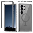 thumbnail image 1 of ELEHOLD Magnetic for Samsung Galaxy S24 Ultra Case,Transparent Clear Back Compatible with Mag Safe Shockproof Bumper Anti-Scratch Slim Cover for Samsung Galaxy S24 Ultra,Grey, 1 of 7