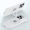thumbnail image 1 of ELEHOLD Matte Case for iPhone 14 Pro,6.1" Strong Magnetic Compatible with MagSafe Hidden Bracket Kickstand Shockproof Anti-Scratch Slim Cover,White, 1 of 8