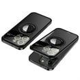 thumbnail image 1 of ELEHOLD Metal Magnetic Case for iPhone 12 Case Full Camera Lens Protector Aluminum Alloy Frame Removable Back Panel Secure Lock Buckle Design Matte Clear Case for iPhone 12,black, 1 of 7
