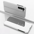 thumbnail image 1 of ELEHOLD Mirror Vertical Protective Case for Samsung Galaxy S24 FE Full Body Protection Curved Streamer Plating Fashion Kickstand Shockproof Scratch-Resistant Case for Samsung S24 FE,Silver, 1 of 8