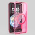 thumbnail image 1 of ELEHOLD for Moto G 5G (2025) Glitter Clear Magentic Case,Transparent Clear Soft TPU Bling Shiny Design Compatible with Mag Safe Shockproof Fashion Girly Case for Moto G 5G (2025),Pink, 1 of 6