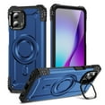 thumbnail image 1 of ELEHOLD for Motorola Moto G 5G (2024)/G Play 5G 2024 Case, Compatible with Mag safe Accessories, Strong Magnetic Military-Grade Drop Protection Invisible Kickstand Shockproof Case,Blue, 1 of 7