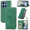 thumbnail image 1 of ELEHOLD For Motorola Moto G Power (2025) Premium Leather Wallet Case,Card Slots Magnetic Closure Full Protection Flip Shockproof Wallet Case Cover For Motorola Moto G Power (2025) ,Green, 1 of 7