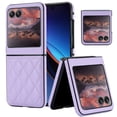 thumbnail image 1 of ELEHOLD for Motorola Razr 2024 Case,Women Luxury PU Leather Ultra Slim Anti-Drop Protection Cover All-Inclusive Shockproof  New Case for Motorola Razr 2024,Purple, 1 of 6